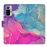 iSaprio flip pouzdro Colour Marble 02 pro Xiaomi Redmi Note 10 Pro