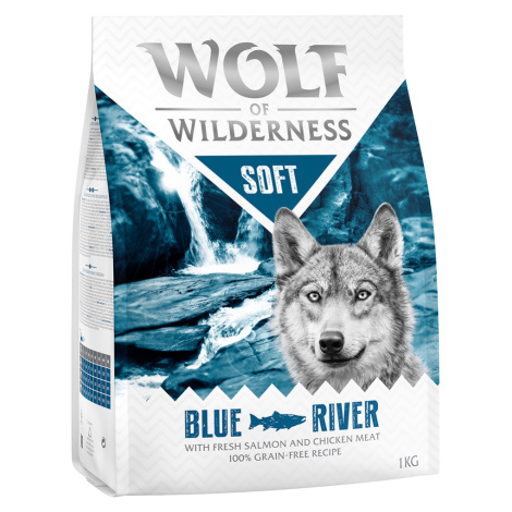 Wolf of Wilderness Adult "Soft - Blue River" - losos - 1 kg