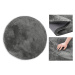 Kulatý koberec AmeliaHome Morko tmavě šedý
