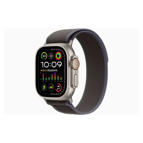 Apple Watch Ultra 2/49mm/Titan/Sport Band/Blue-Black Trail/-M/L