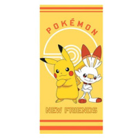 Chanar Dětská osuška Pokémon Pikachu a Scorbunny