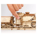 Ugears 3D dřevěné mechanické puzzle V-Express parní lokomotiva 4-6-2 s tendrem