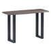 Konzolový stolek šedý 115x35x76 cm akáciové dřevo a železo
