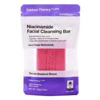 Carbon Theory Niacinamide Facial Cleansing Bar čisticí mýdlo 100 g pink