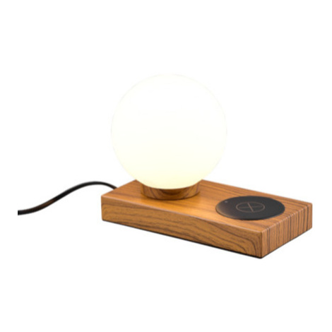 Reality Chloe stolní lampa dřevodekor r59080135 RER59080135