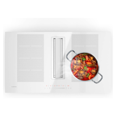 Klarstein Chef-Fusion Down Air System, 2 v 1, indukční varná deska + digestoř, výkonná