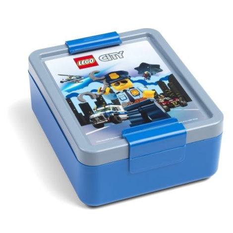 LEGO® City box na svačinu - modrá