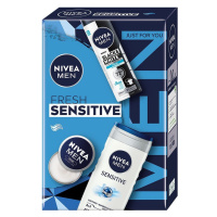 Nivea Men Box Fresh Sensitive 2024 dárková sada pro muže 3 ks