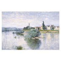 Obrazová reprodukce Seine at Lavacourt, Claude Monet, 40 × 26.7 cm