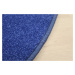 Vopi koberce Nášlapy na schody Eton modrý půlkruh, samolepící - 28x65 půlkruh (rozměr včetně ohy