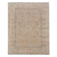 Diamond Carpets koberce Ručně vázaný kusový koberec DCM III DESP HK15 White Mix - 80x150 cm