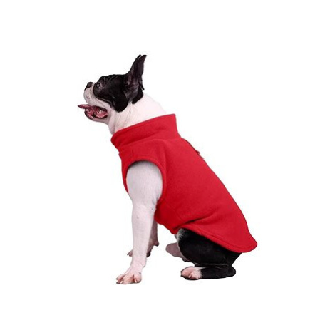 Fleece mikina pro psa s poutkem červená SURTEP