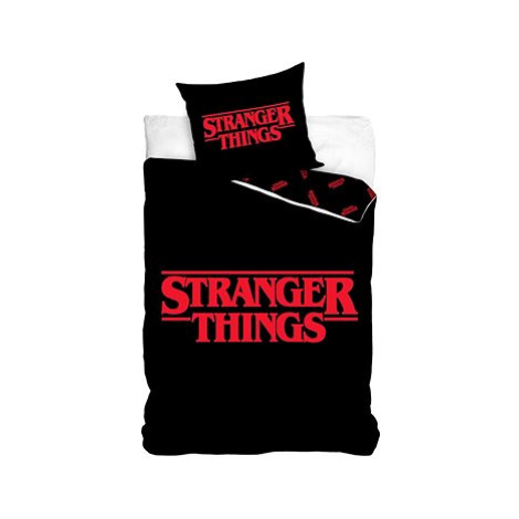 Chanar Dětské povlečení Stranger Things Black