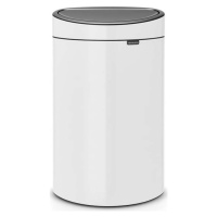 Bílý dotykový ocelový odpadkový koš 40 l Touch Bin – Brabantia