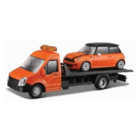 Bburago 1:43 Odtahovka + Mini Copper S oranžové