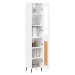 vidaXL Skříň highboard bílá 34,5 x 34 x 180 cm kompozitní dřevo