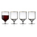 Sklenice na víno v sadě 4 ks 300 ml Palermo - Lyngby Glas