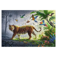 Ravensburger puzzle 175147 Dřevěné puzzle Tygr v džungli 500 dílků