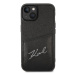 Karl Lagerfeld KLHCP14MCSSK hard silikonové pouzdro iPhone 14 PLUS 6.7" black Signature Logo Car