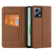 Dux Ducis Skin X2 pouzdro pro Xiaomi Redmi Note 12 5G / Poco X5 5G flip cover wallet stand brown