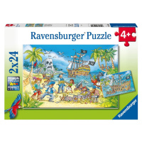 Ravensburger puzzle 050895 Piráti 2x24 dílků