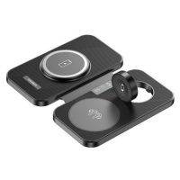 ChoeTech 3-in-1 MagSafe Wireless Charger Black