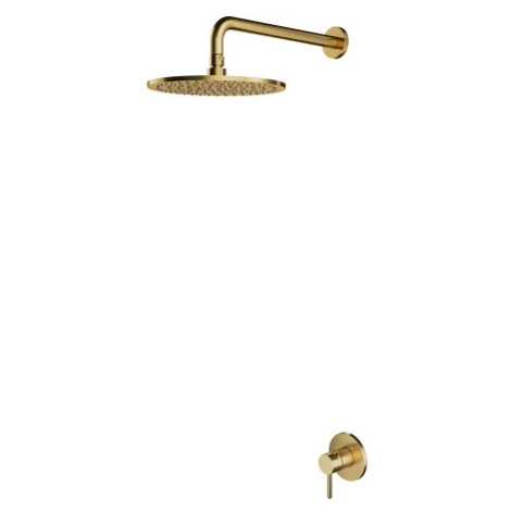 OMNIRES Y podomítkový sprchový systém, broušené zlato SYSY36GLB