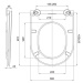 MEREO WC závěsné kapotované, Smart Flush RIMLESS, 495x360x370, keramické, vč. sedátka CSS113S VS