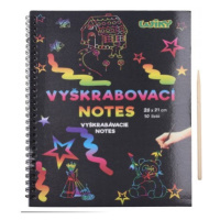 Wiky Vyškrabovací notes duhový 10 listů v sáčku