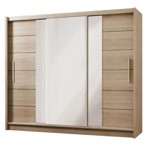 Šatní skříň Lizbona-2 250cm Dub Sonoma BAUMAX