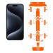 Mobile Origin Orange Screen Guard 2 Pack 2,5D ochranné sklo s aplikátorem iPhone 15 Pro/15