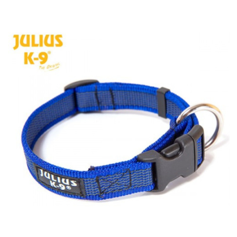 Julius-K9 Color & Gray pogumovaný modrý obojek 27-42 cm / 20 mm (220CG-B)