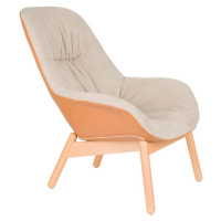 Béžové křeslo Duke – White Label