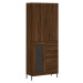 vidaXL Skříň highboard hnědý dub 69,5 x 34 x 180 cm kompozitní dřevo