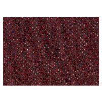 Metrážový koberec New Techno 3558 vínové, zátěžový - Bez obšití cm
