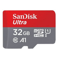 SanDisk MicroSDHC 32GB Ultra + SD adaptér