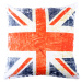 Polštář ENGLAND barevná MyBestHome 40x40cm fototisk 3D motiv anglické vlajky Varianta: Povlak na