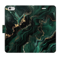 iSaprio Flip pouzdro Emerald 02 pro iPhone 6/6S