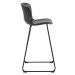 Dkton Designová barová židle Nerilla černá