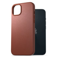 AlzaGuard Genuine Leather Case pro iPhone 14 hnědé