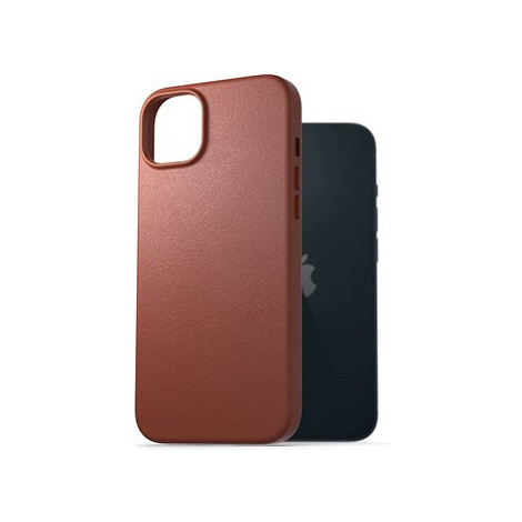 AlzaGuard Genuine Leather Case pro iPhone 14 hnědé