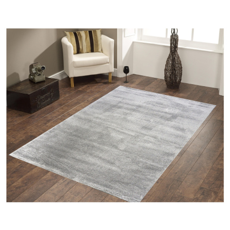 Kusový koberec Microsofty 8301 Light grey 80x150 cm Berfin