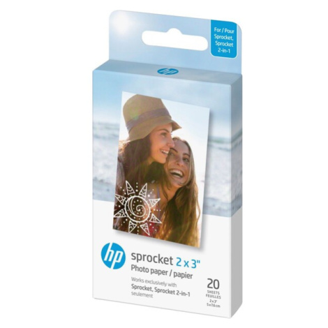 HP Zink Paper Sprocket 20 ks 2x3"