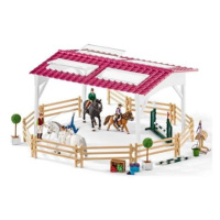 Schleich 42389  Jezdecká škola s jezdci a koňmi