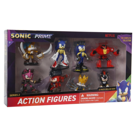 Sonic akční figurky – 8 ks Deluxe box ALLTOYS