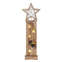 LED Vánoční dekorace 5xLED/2xAA hvězda