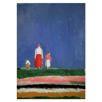 Obrazová reprodukce Three Figures, 1913-28, Kazimir Severinovich Malevich, 30 × 40 cm