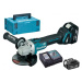 MAKITA DGA511RFJ aku úhlová bruska s regulací 125mm LiIon LXT 18V 2x3Ah Makpac