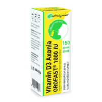 Vitamín D3 Axonia OROFAST 1000IU sublin.sprej 30ml
