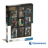 Clementoni - Puzzle 500 LEAGUE of Legends